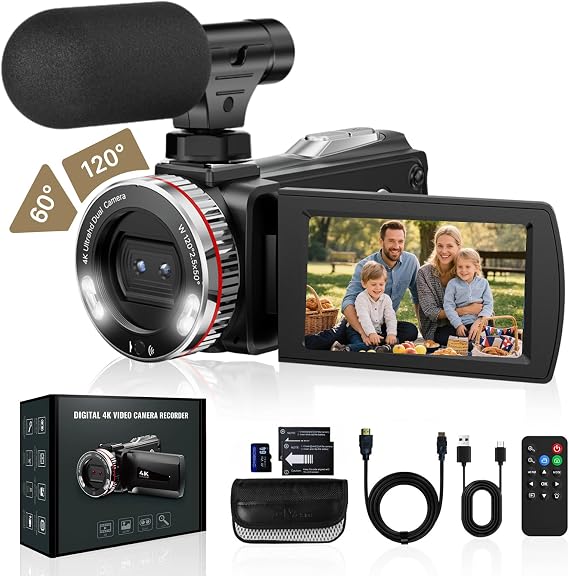 4K Camcorder Video Camera