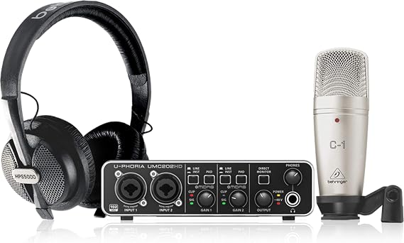 Belinger U-PHORIA STUDIO PRO Recording Bundle Set