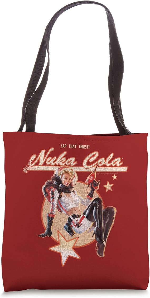 Fallout Video Game Retro Nuka Cola Ad Tote Bag