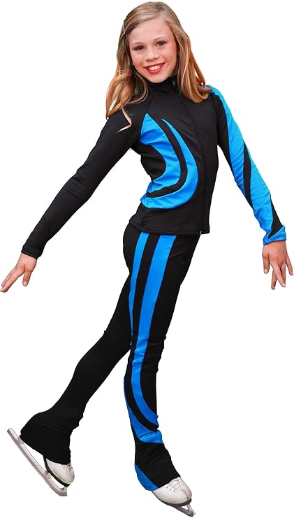 ChloeNoel Swirls Figure Skating Jacket J26