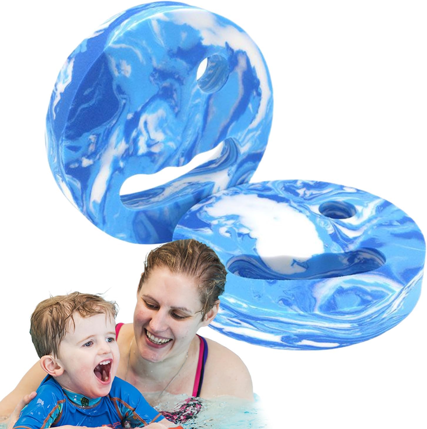 EVA Foam Aerobic Discs - Floating Water Workout Pads, Swim Training Devices | Slip-Resistant Aquatic Exercise Equipment, Youth Adult Fitness Gear, Hydrotherapy Balance Tools, Pool Gym Acces