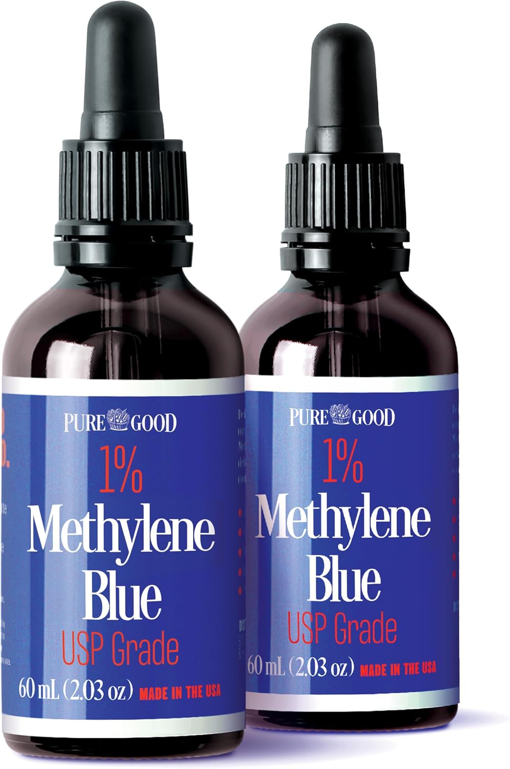 2 Pack Pharmaceutical Grade Methylene Blue 1% 60 mL, Philippines | Ubuy