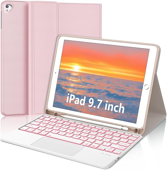 Keyboard Case for iPad 6th Generation, 5th, iPad Air 2/Air, iPad 9.7 inch