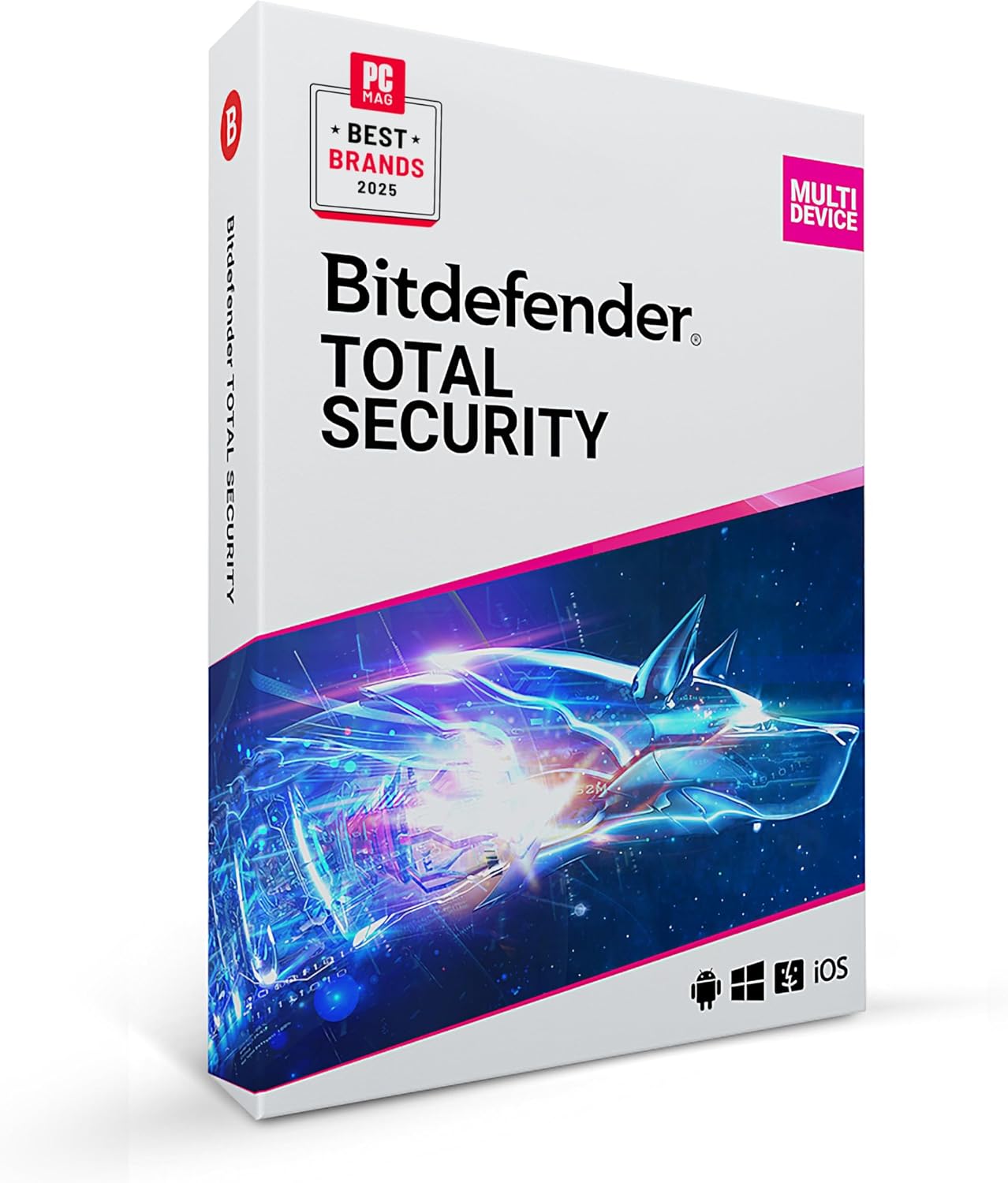 Bitdefender Total Security 2025 – Complete Antivirus and Internet Security Suite – 10 Device | 1 year Subscription | PCMac | Activation Code by Mail