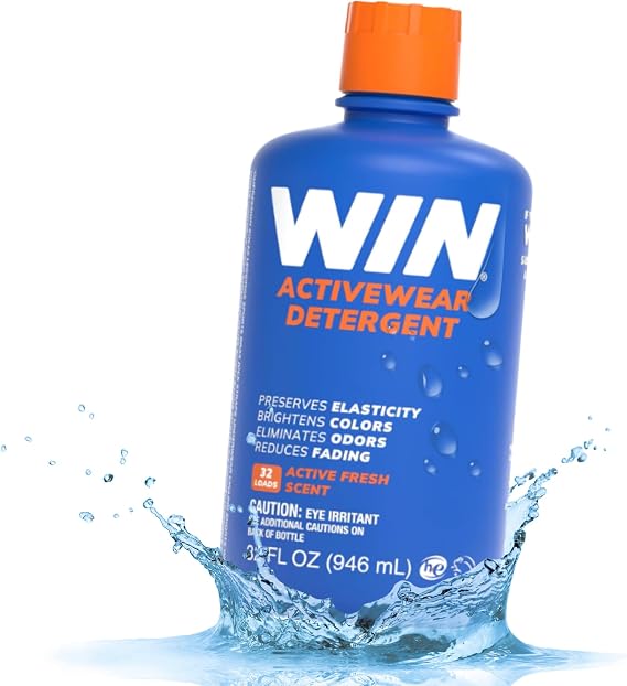 WIN Sports Laundry Detergent for Activewear - Active Fresh - 32oz