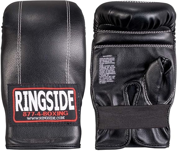 Ringside Econo Traditional Synthetic Leather Bag Gloves Mitts for Boxing Training Workout Men & Women