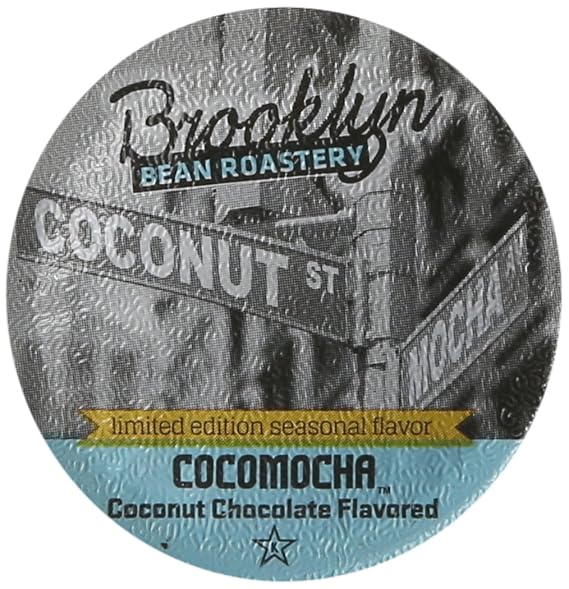 Brooklyn Beans Cocomocha Craft Coffee Pods for Keurig 2.0 K-Cup Brewers, 40 Count