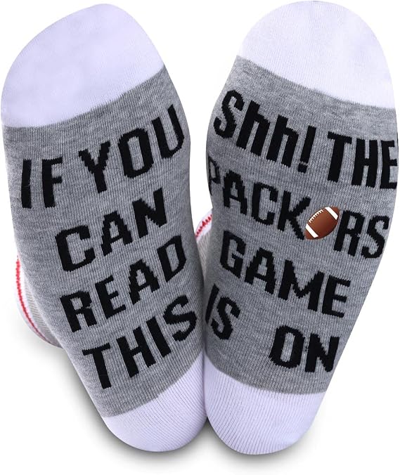 GJTIM American Football Gift Soccer Fans Gift Funny Birthday Present Novelty Football Socks