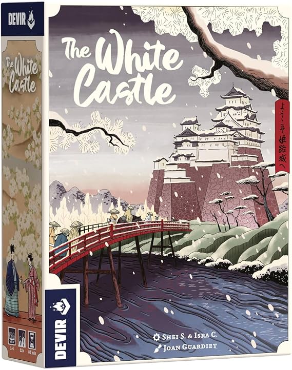 Thames & Kosmos - Devir: The White Castle - Dice Worker Placement - Comptetitive Strategic Board Games for Adults & Kids, 1-4 Players, Ages 12+ BGWHCAS