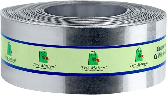 TREEMAISON Stainless Steel Vastu Strip 25 Ft Length, 1 Inch Width, 0.2mm Thick Metal Strip for Entrance & Bathroom Placement | Vastu & Feng Shui Inspired Home & Office Use