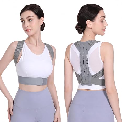 OFIR Women's After-Work Reading Posture Corrector, Upper Back Trainer | Helps Working Women Notice Upper-Back Posture Drift and Actively Reset While Reading At Home After Work