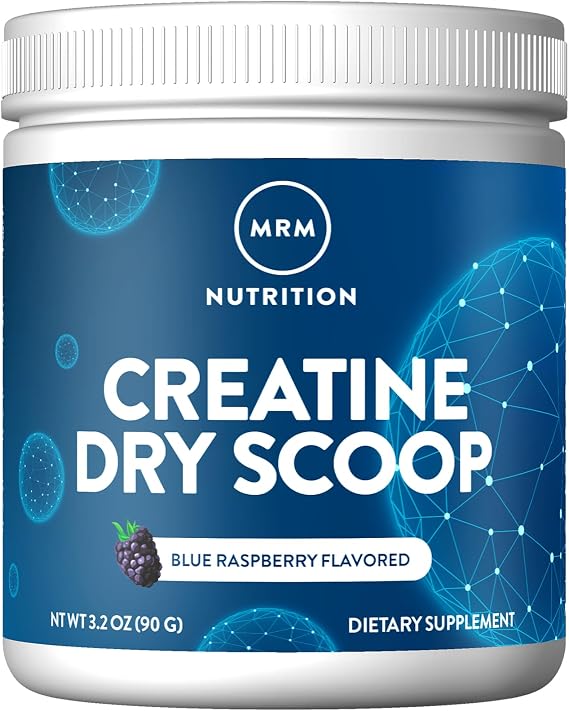 MRM Nutrition Creatine Dry Scoop, Blue Raspberry Flavor - 15 Servings
