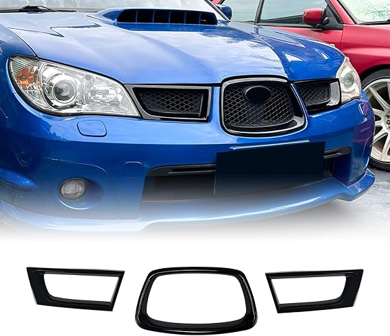 Front Bumper Grille Frame Trim For Subaru Impreza WRX STI 9th 2006-2007