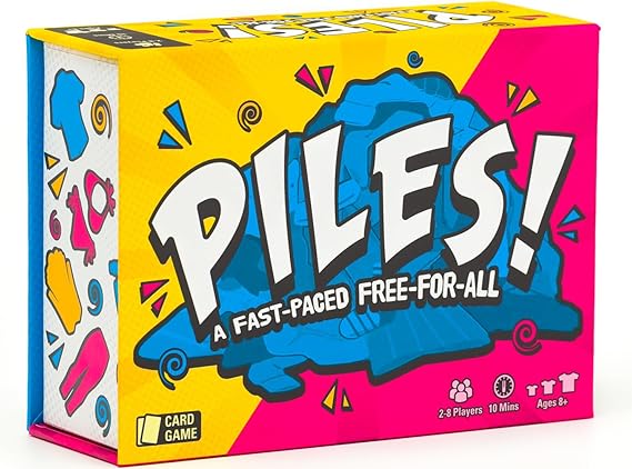 Piles Card Games for Kids 8 and Up Family Game Night