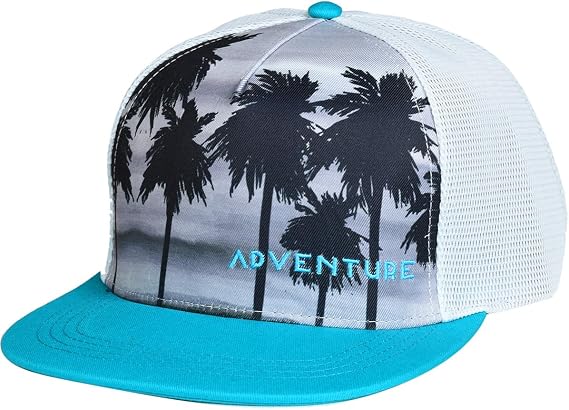 EDTREK Adventure Snapback Hat - Surf Hat - Beach Hat - Hiking Trucker Hat - Flying High Hat
