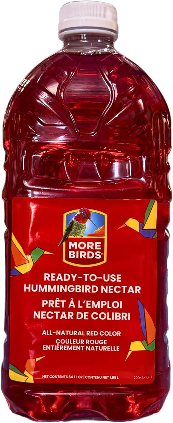 More Birds Premium Hummingbird Nectar, 64-Ounces