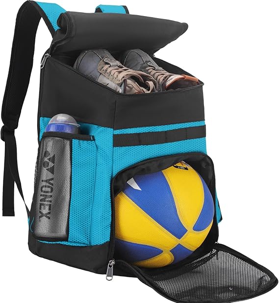 Hsmihair Basketball Backpack Large Sports Bag for Men&Youth,Gym Bag with Separate Ball & Shoes Compartment,Travel Bag for Basketball,Soccer,Volleyball