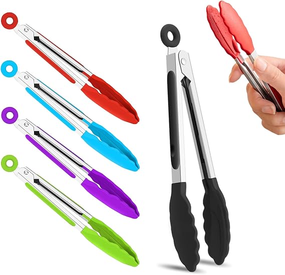 Küchenzange Silikon5 Pcs Mini Zange KücheGrillzange Klein7 Zoll