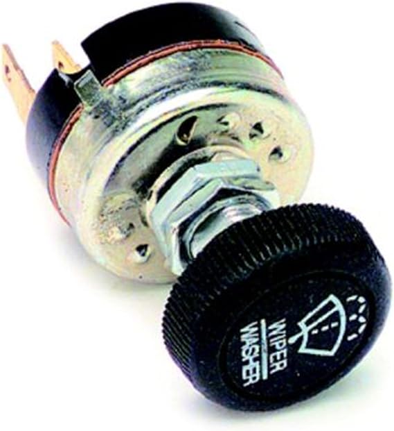 Painless Performance 80173 Windshield Wiper Switch with Black Knob