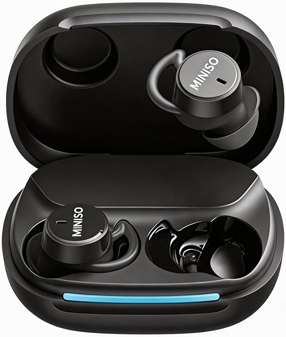 MINISO MS217 Translation Earbuds Real Time, 2026 New AI 165 Language Translator Earbuds, Audifonos Traductores Ingles Espanol, Translate Ear Buds for Travel Learning