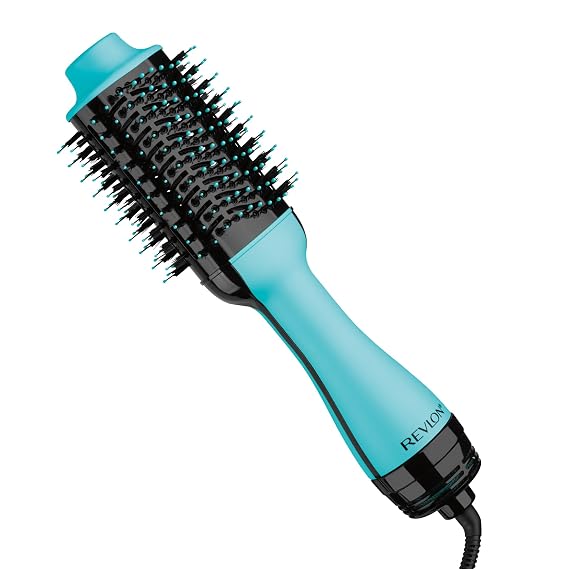 REVLON One-Step Volumizer Original 1.0 Hair Dryer and Hot Air Brush, Mint