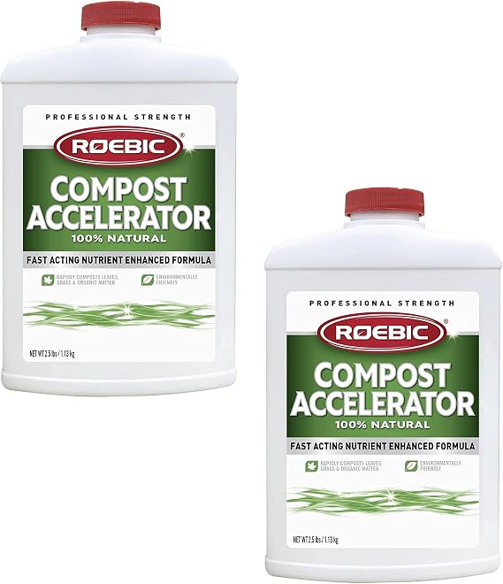 Roebic Laboratories CA-2.5-12 2-1/2-Pound Bacterial Compost Accelerator (2 Pack)