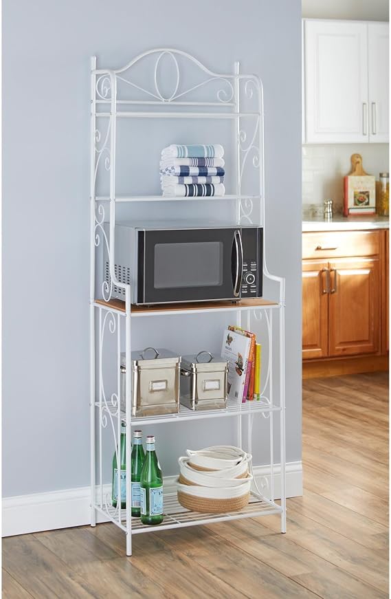 BrylaneHome Scroll Baker's Rack