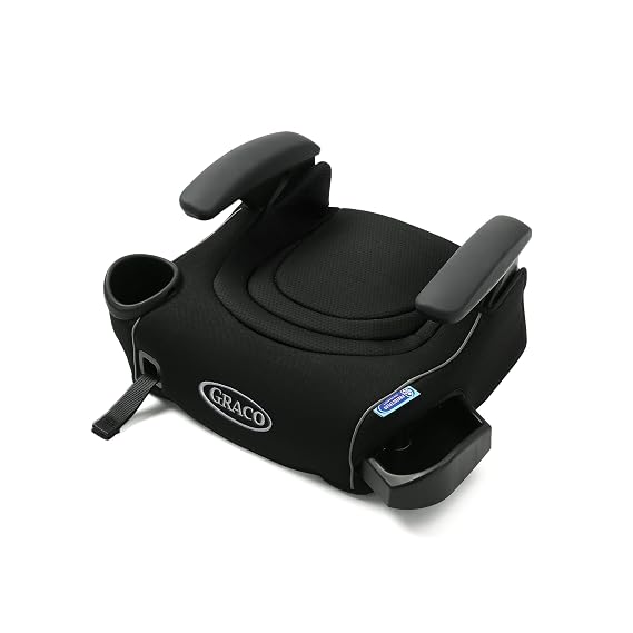Graco TurboBooster LX Backless Booster with Affix Latch | Backless Booster Seat for Big Kids Transitioning to Vehicle Seat Belt (Rio)
