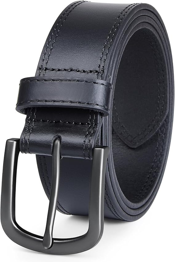 Men Full Grain Leather Casual Every Day Jean Belt 1.5" Handmade