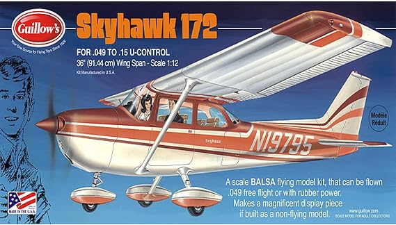 Guillow's Cessna Skyhawk Model Kit, Small