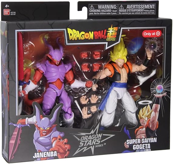 Dragon Ball Super Dragon Stars Series Janenba VS Super Saiyan Gogeta Action Figures 2 Pack