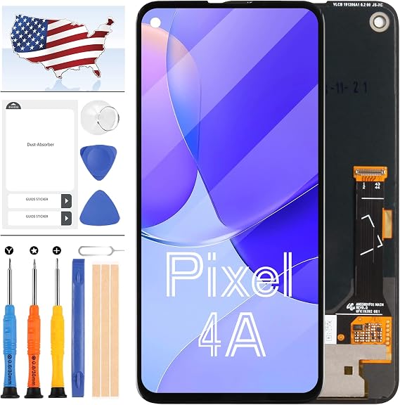 Pixel 4A Screen Replacement OLED for Google Pixel 4A Display Replacement for Google Pixel 4A 4G LCD Screen G025J GA02099 LCD Display Touch Digitizer Assembly Repair Parts Kits