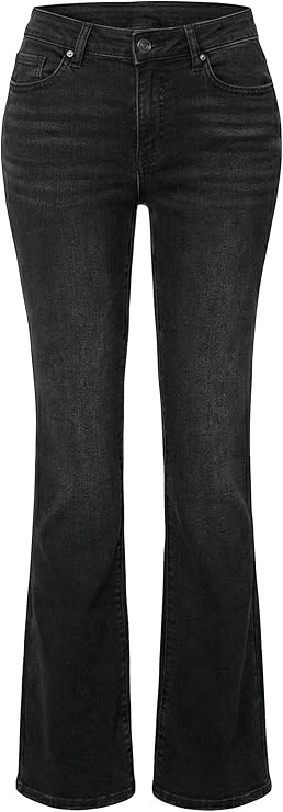 Design by Olivia Women's Sexy Stylish Flare Bell Bottom Slim Bootcut Jean