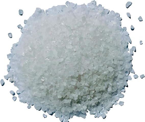 Crushed Clear Quartz Chips - Large Granules - Crystal Rock - 100% Natural Pure Brazilian Stone - Healing Gemstone - Crafts & Orgonite Supply - 1/4 Lb