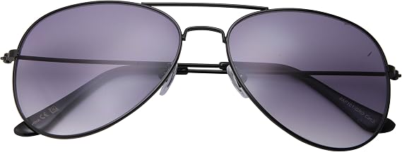 grinderPUNCH Classic Aviator Style Sunglasses Metal Frame Mirrored Lens