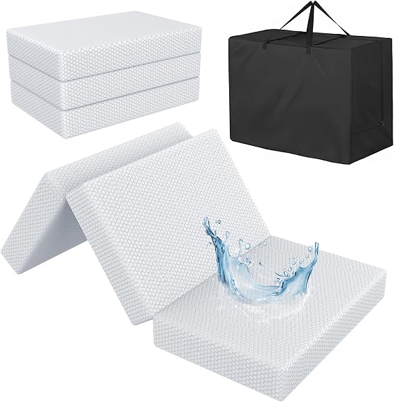 Gwydre Foldable 120x60x5cm Travel Cot Mattress
