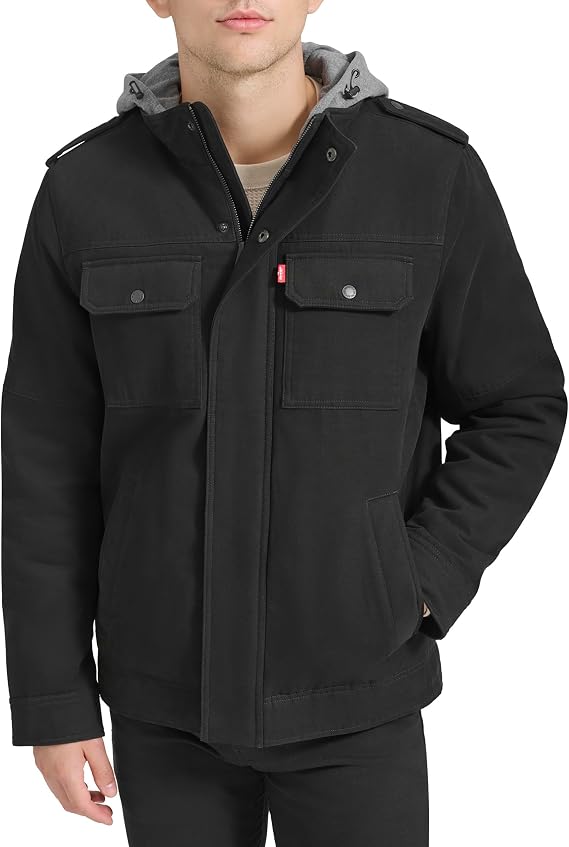 Levi's Men's Hooded Utility Jacket