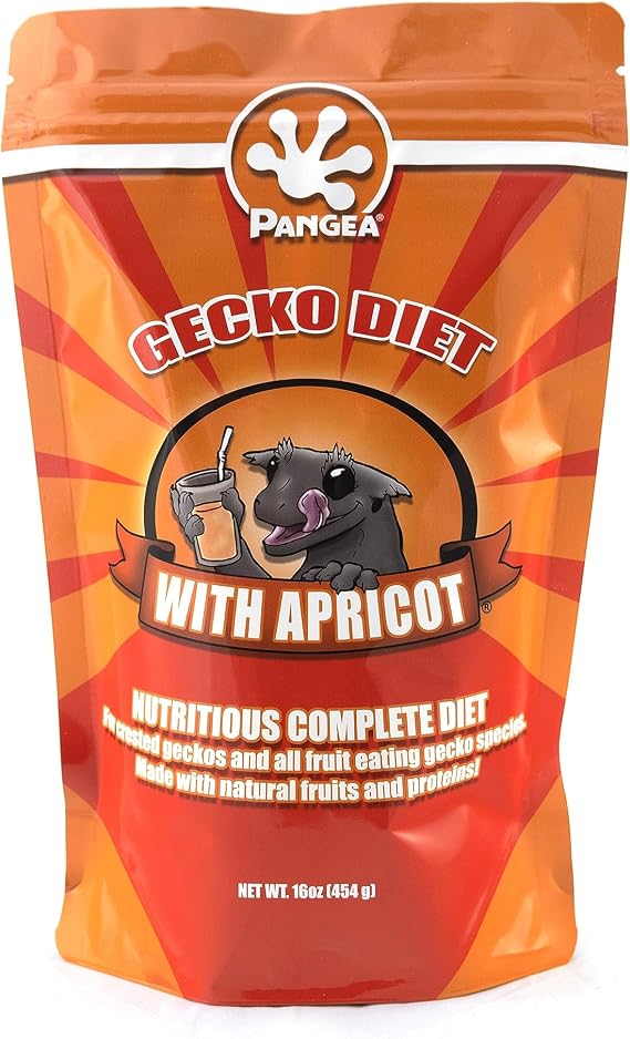 Pangea Gecko Diet with Apricot, 16 oz