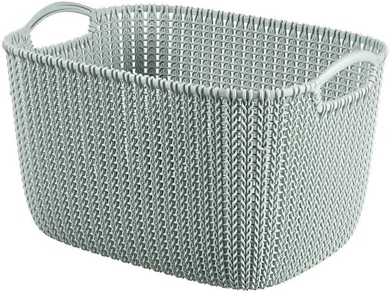 CURVER Knit Square Basket Blue 19L CV-101