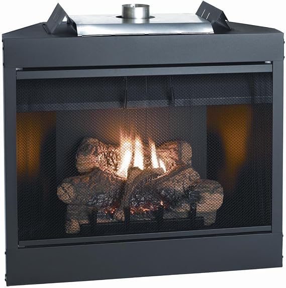 Empire Comfort Systems Deluxe MV 34" Louver B-Vent Fireplace - Natural Gas