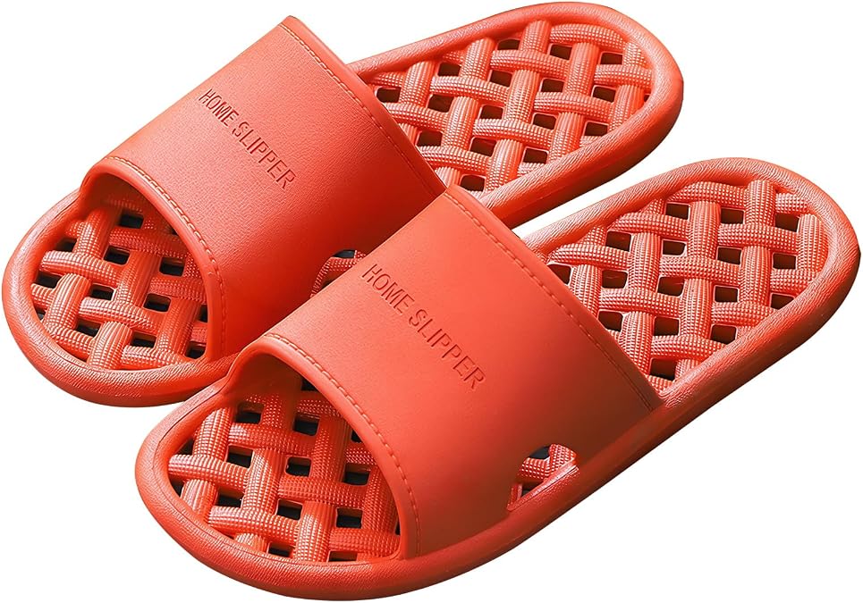 Women Men Shower Shoes Quick Dry Shower Slide Sandals Non-Slip House Slipper Beach Hotel Bathroom Slippers