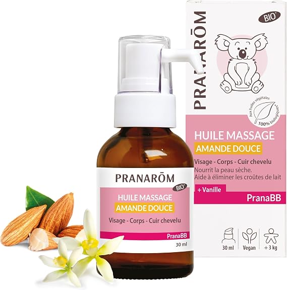 Pranarôm PranaBB Organic Sweet Almond Massage Oil 30 ml