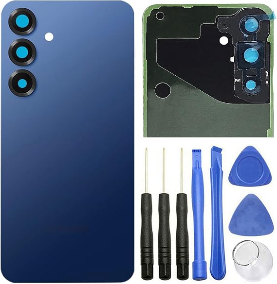 Ubrokeifixit Galaxy S25 S931U 6.2 Rear Back Glass Door Cover Replacement for Samsung Galaxy S25 SM-S931U S931W S931U1 S931N S931E 6.2" 2025,w/Camera Lens (S25 6.2-Navy)
