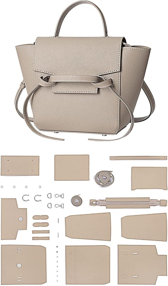 POPSEWING DIY Leather Bag Kit, Designer Belt Bag, All Accessories Included