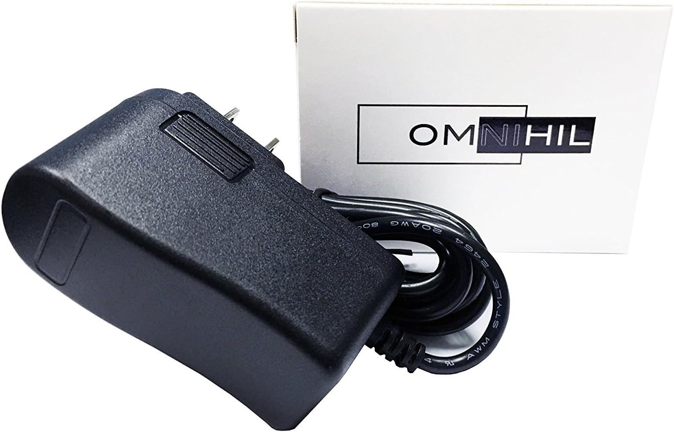 Omnihil AC DC Power Adapter Compatible with Casio CTK 611 CTK 620L CTK 631 CTK 651 Keyboard Switching Cable PS, Compatible with Replacement Part