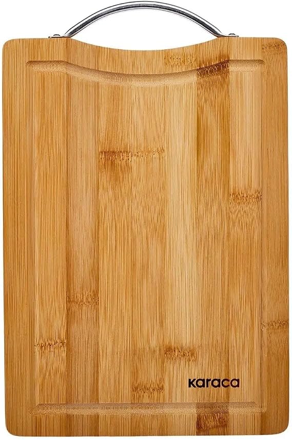 Karaca Owen Rectangle Large Bamboo Cutting Board