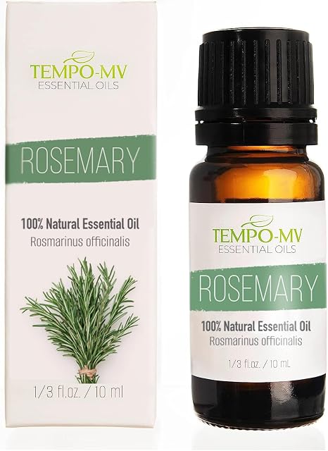 Rosemary Oil for Hair and Scalp Strengthening for Healthy Hair Growth 100% Pure and Natural Undiluted Therapeutic Quality (10 ml)
