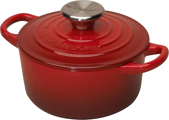Le Creuset Enameled Cast Iron Mini Cocotte with Lid, 1/3 qt., Licorice