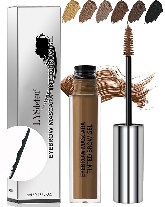Auburn Eyebrow Gel Tinting Kit, Waterproof Eye Brow Stain Mascara for Women | Long Lasting,Tinted Eyebrow Dye with Razor, Fill & Sculpt Full Brows,Cover White Hairs,Thanksgiving,Christmas, Eye Makeup