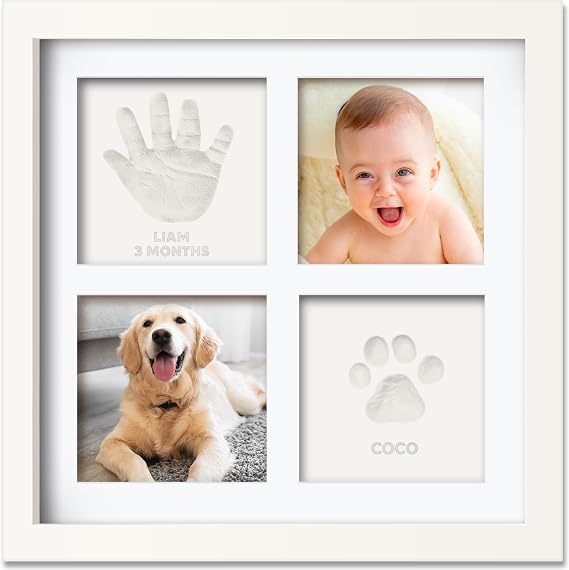 KeaBabies Baby Hand and Footprint Kit, Baby Footprint Kit (Alpine White)